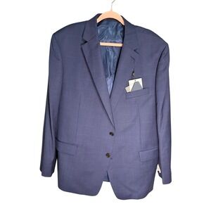 Lauren Ralph Lauren 50L NWT Lattimore UltraFlex Blazer Blue Plaid Classic Fit